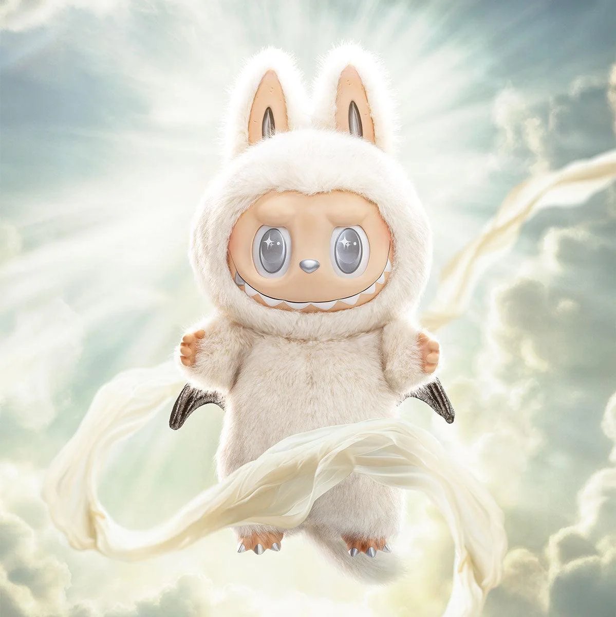 POPMART LABUBU The Monsters ANGEL IN CLOUDS Vinyl Face Doll - Image 3